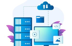 RAID configuration server diagram showing multiple disks and data redundancy in dedicated server storage