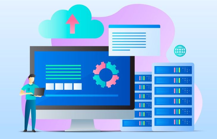 VPS to dedicated server migration process showing infrastructure upgrade from virtual server to physical dedicated server