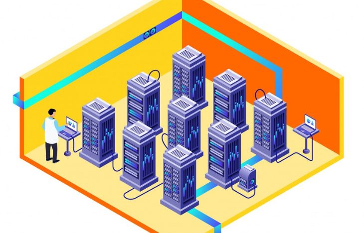 Managed dedicated server infrastructure showing exclusive hardware resources and professional server management service