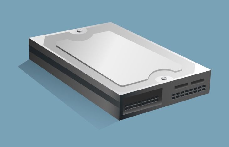 NVMe and SSD storage setup in a dedicated server for faster data access and improved performance